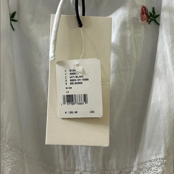 Free People Damson Madder Eden Floral Skirt Size 14 NWT - Picture 7 of 9